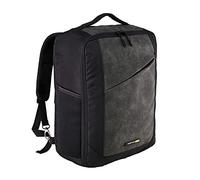 Cabin Max Manhattan Rucksack 30L 45x36x20cm Easyjet kompatible Reisetasche für unter den Sitz - RPET Schwarz
