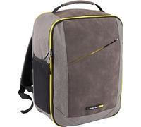 Cabin Max Manhattan Rucksack 40x30x20 cm, Handgepäck Rucksack Fluggenehmigt, Wizz Air Vueling, Volotea -kompatibel, Untersitz-Reisetasche, Reiserucksäcke (Gelb 40 x 30 x 20 cm)