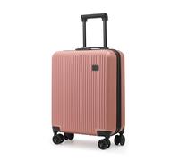 CabinFly Cruisair 55 x 40 x 20 cm Ryanair Handgepäck Koffer Trolley Reisekoffer Wizzair Lufthansa SAS British Airways Lot (Roségold, 55x40x20cm)