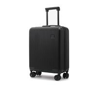 CabinFly Cruisair Ryanair Handgepäck Koffer 55 x 40 x 20 cm Trolley Reisekoffer ABS 4 Räder TSA-Schloss Wizzair Lufthansa Lot (Schwarz, 55x40x20cm)