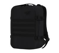 CABINZERO 'MILITARY 28L' ULTRA LIGHT CABIN BAG WITH LUGGAGE TRACKERS. ABSOLUTE BLACK