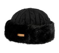 Cable Knit Faux Fur Mütze by Barts schwarz One Size
