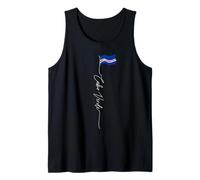 Cabo Verde Flagge Praia Elegante Kap Verde Patriotische Flagge Tank Top