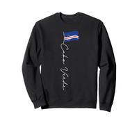 Cabo Verde Signature Flaggenmast Patriotische Kapverdische Flagge Sweatshirt