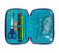 Cadeju CoolPack Federtasche Disney Stitch 3 Fächer Do what makes you happy