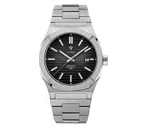 CADISEN Taucheruhr Retro Luxus Saphir Japan NH35A Deutsche Designer Herren Automatik Mechanische Uhren 10Bar Wasserdicht Leuchtend, Schwarz