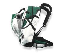 CADOMOTUS Airflow Sportrucksack 30+15L - Fahrrad Rucksack - MTB Rucksack - Inline Skater Rucksack Erwachsene - Ultraleicht und mit Rückenbelüftung, Helmfach und Schuhfach - Camouflage Gün