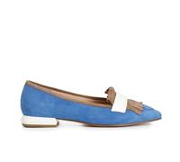 Cafè Noir C1ED5003B018380 MOKASIN AUS Wildleder MIT FRANSEN Multi Azzurro 38