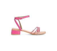 Cafe Noir Leder-Sandaletten in Pink - Größe 40 | Damen Sandalen