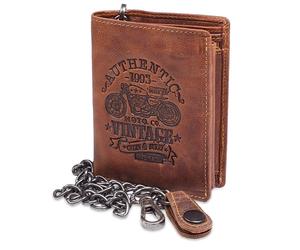 Cafe-Racer Kombibörse 2tlg 0834-braun