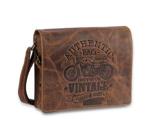 Cafe-Racer Kuriertasche 0833-braun