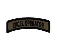 Café Viereck ® Bundeswehr Excel Operator Fun Patch Gestickt mit Klett - 7 cm x 1,8 cm