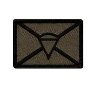 Café Viereck ® Bundeswehr Fallschirmjäger Taktik Zeichen Gestickt mit Klett - 5 cm x 3,5 cm