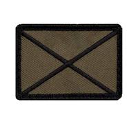 Café Viereck ® Bundeswehr Infanterie Taktik Zeichen Gestickt mit Klett - 5 cm x 3,5 cm