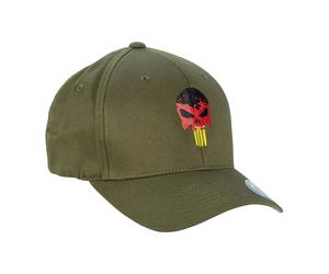 Café Viereck Cap Punisher - Schwarz / L/XL