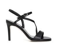 CAFèNOIR C1XO9902 Asymmetrische metallische Sandalen, Schwarz , 41 EU