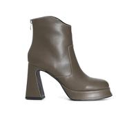 CAFèNOIR - Damen-Ankle-Boot Aus Kunstleder Mit Reißverschluss, Für Frauen, Farbe Braun, Größe 40