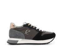 Cafè Noir C1DB6001 Sneaker aus Wildleder und Stoff, Mehrfarbig, Schwarz, 37 EU