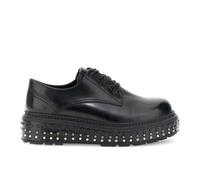 CAFèNOIR - Derby-Schuhe In Gebürsteter Lederoptik, Für Frauen, Farbe Schwarz, Größe 41