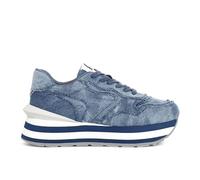 CAFèNOIR - Fransen-Sneakers, Für Frauen, Farbe Blau, Größe 35