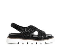 CAFèNOIR - Geflochtene Sandalen, Für Frauen, Farbe Schwarz, Größe 39