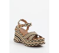 CAFèNOIR Keilsandalette in schwarz in Größe: 38 für Damen