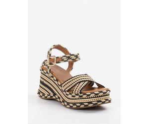 CAFèNOIR Keilsandalette in schwarz in Größe: 39 für Damen