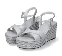 CAFèNOIR Keilsandaletten, Größe:38, Farbauswahl:weiß