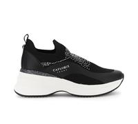 CAFèNOIR - Laufschuh Zum Hineinschlüpfen Aus Stretchmaterial Und Strasssteinen Schwarz, Für Frauen, Farbe Schwarz, Größe 37