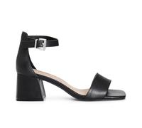 CAFèNOIR - Ledersandalen Mit Knöchelriemen, Für Frauen, Farbe Schwarz, Größe 36