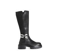 CAFèNOIR - Nubukstiefel Mit Klemme, Für Frauen, Farbe Schwarz, Größe 40