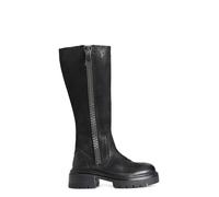 CAFèNOIR - Nubukstiefel Mit Maxi-Reißverschluss, Für Frauen, Farbe Schwarz, Größe 41
