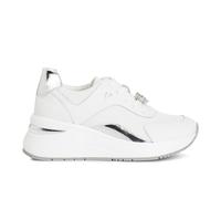 CAFèNOIR - Oxford-Schnürschuhe Aus Stoff Und Leder Mit Knebelverschlüssen, Für Frauen, Farbe Weiss, Größe 38