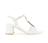 CAFèNOIR - Sandalen Mit Emailliertem Metallaccessoire, Für Frauen, Farbe Beige, Größe 40