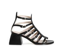 CAFèNOIR - Sandalen Mit Riemen Und Nappa-Flechtmuster, Für Frauen, Farbe Schwarz, Größe 40
