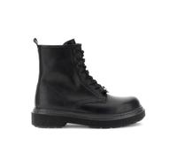 CAFèNOIR - Schnür-Stiefeletten Mit Acht Ösen In Leder-Optik SCHWARZ, Für Frauen, Farbe Schwarz, Größe 38