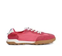 CAFèNOIR - Schnürschuhe Aus Nylongewebe Und Wildleder, Für Frauen, Farbe Rosa, Größe 35