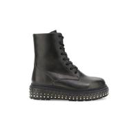 CAFèNOIR - Schnürstiefeletten Mit Metallic-Effekt, Für Frauen, Farbe Grau, Größe 38