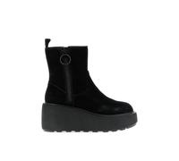 CAFèNOIR - Lederstiefeletten Mit Reißverschluss, Für Frauen, Farbe Schwarz, Größe 40