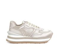 CAFèNOIR - Sneakers Aus Ausgefranstem Stoff Champagne, Für Frauen, Farbe Gelb, Größe 41