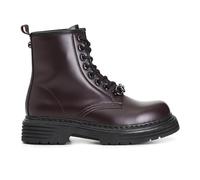 CAFèNOIR - Stiefelette Aus Gebürstetem Kunstleder, Für Frauen, Farbe Rot, Größe 36