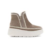 CAFèNOIR - Stiefeletten Aus Wildleder Mit Doppeltem Reißverschluss, Für Frauen, Farbe Grau, Größe 38