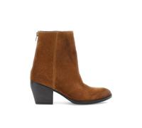 CafèNoir - Stiefeletten aus Wildleder mit Reißverschluss, für Damen, Farbe Leder, Leder, 37 EU