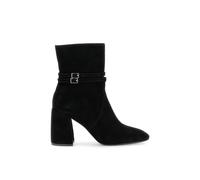CAFèNOIR - Wildleder-Ankle-Boots Mit Doppelschnalle, Für Frauen, Farbe Schwarz, Größe 38