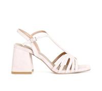 CAFèNOIR - Wildledersandalen Mit Mehreren Riemen In T-Form, Für Frauen, Farbe Beige, Größe 41