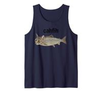 Cahfih Misspelled Fish Meme Cah Fih Wels Lustige Katze Fisch Tank Top