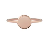 Fingerring CAÏ "925 Sterling Silber rosévergoldet Boho" Gr. 18,5, rot, Fingerringe, Damen, 058 (18,5), Silber 925 (Sterlingsilber), Fingerring (20376260-18,5) rot