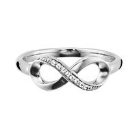 Ring 925/- Sterling Silber Topas weiß rhodiniert 0,320ct CAI weiß 60 (Artikelnummer: 3S720/40X60)