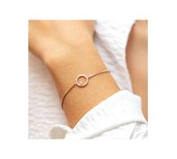 Armband 925 Sterling Silber rosé vergoldet Zirkonia Kreis 41178865926238