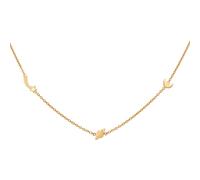 caï Caï Damen-Kette 925er Silber One Size 32013987 gold Damen